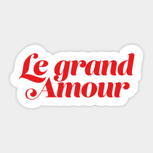 Le grand amour Sticker